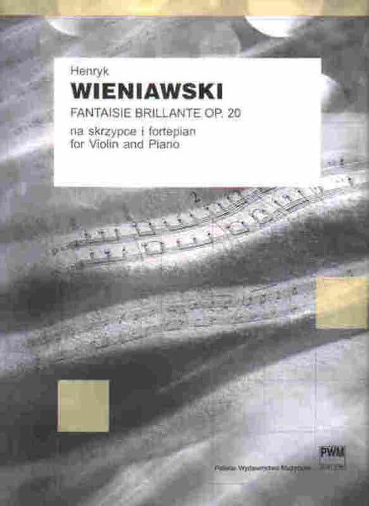 Fantaisie Brillante Op 20 Violin Piano (Softcover Book)