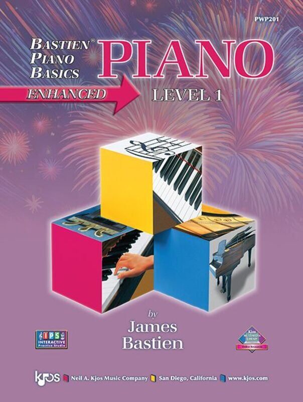 Bastien Piano Basics Enhanced Level 1 Book with eBook Access and Interactive Practice Studio