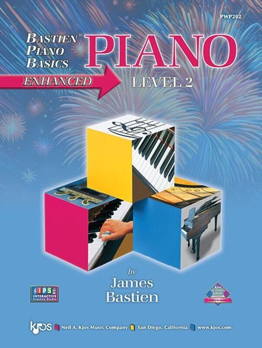 Bastien Piano Basics Enhanced Level 2 BK/OLM