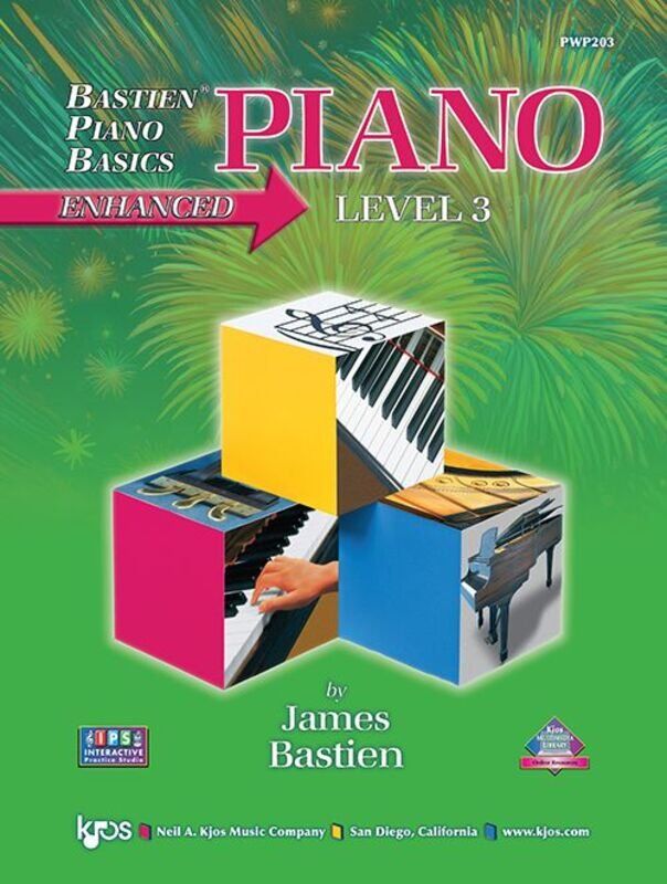Bastien Piano Basics Enhanced: Piano Level 3 BK/OLM