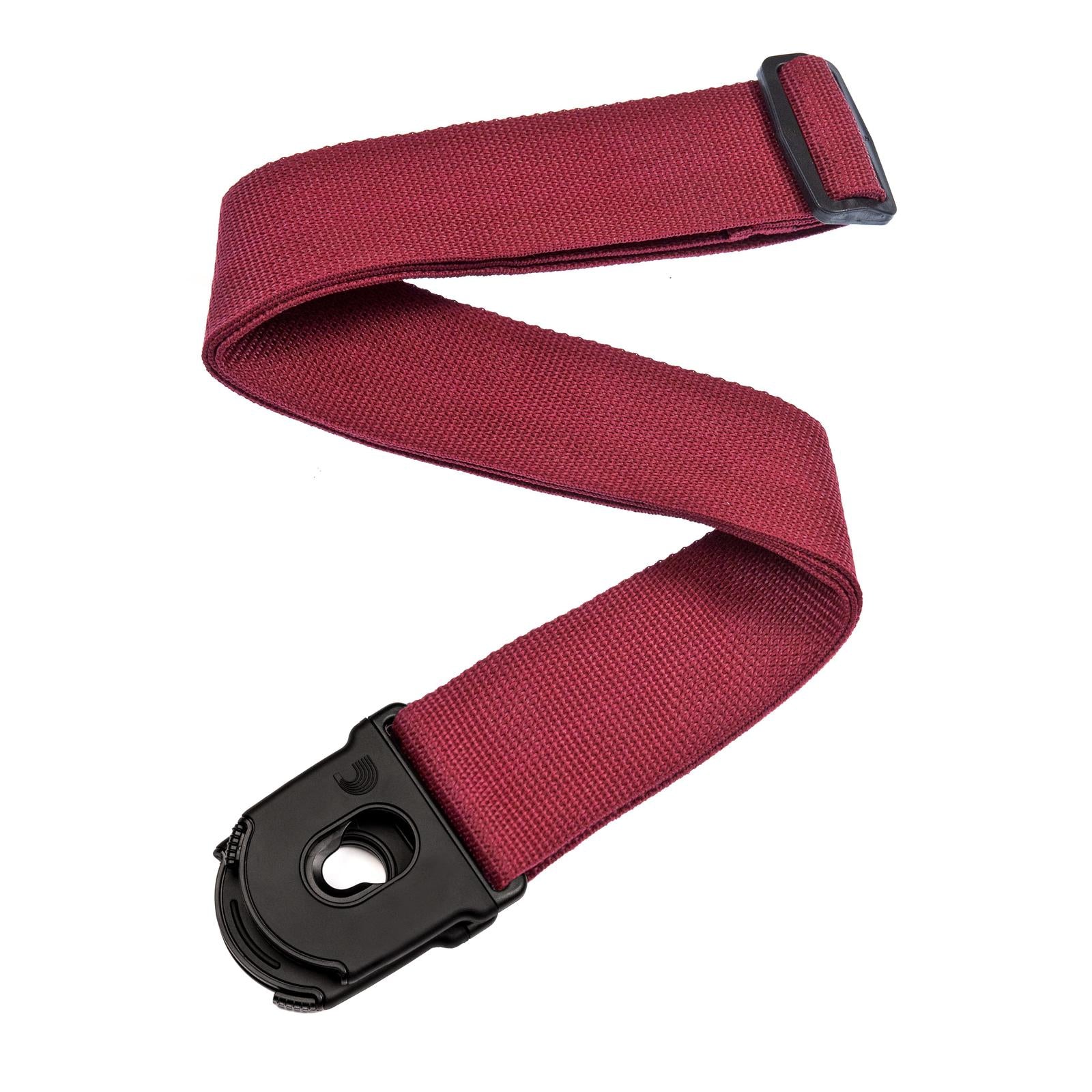 Planet Waves Planet Lock Guitar Strap, Polypropylene, Red