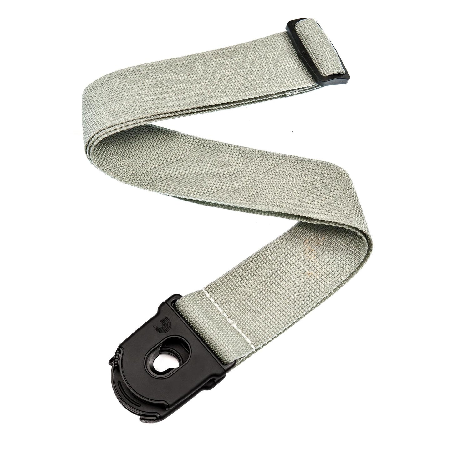 Planet Waves Planet Lock Guitar Strap, Polypropylene, Silver