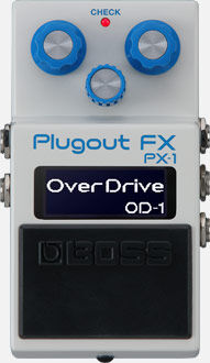 BOSS PX-1 Plugout FX Pedal - Versatile Stompbox with Classic Effects & Multiple Authentic Sound Recreation