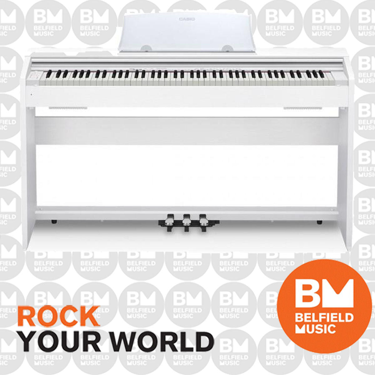 Casio 88-Key Tri-Sensor Scaled Hammer Action Keyboard with Morphing AiR Sound, 128 Polyphony, Chordana Play Compatibility, Simulated Ivory and Ebony K — view 4