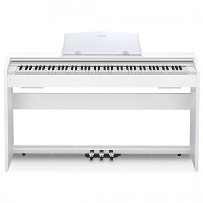 Casio 88-Key Tri-Sensor Scaled Hammer Action Keyboard with Morphing AiR Sound, 128 Polyphony, Chordana Play Compatibility, Simulated Ivory and Ebony K