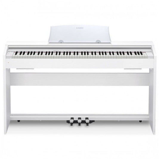 Casio 88-Key Tri-Sensor Scaled Hammer Action Keyboard with Morphing AiR Sound, 128 Polyphony, Chordana Play Compatibility, Simulated Ivory and Ebony K