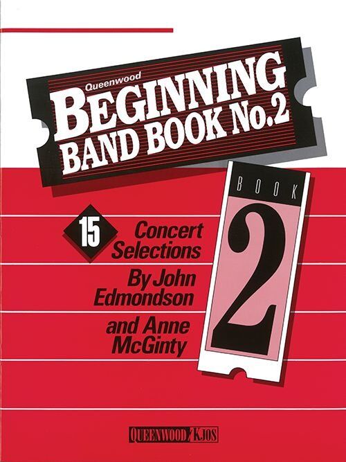 Beginning Band Book No. 2 for 2nd Clarinet by Anne McGinty & John Edmondson, Published by Queenwood, 1 Page