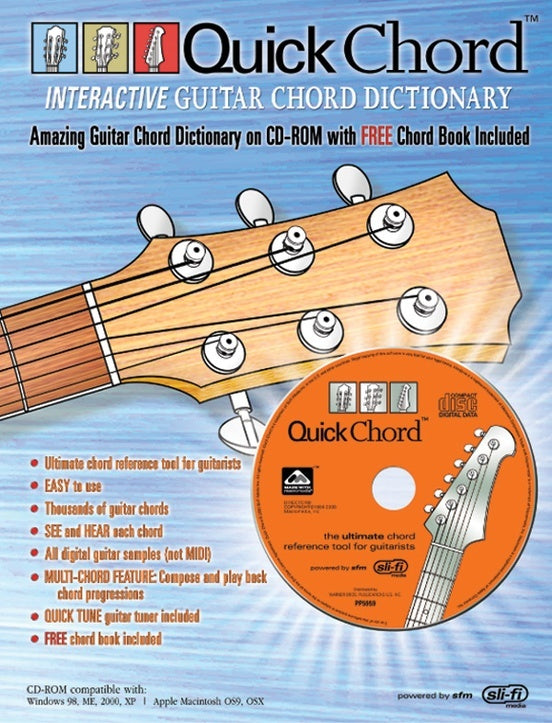 Interactive Guitar Chord Dictionary Book/CD Rom