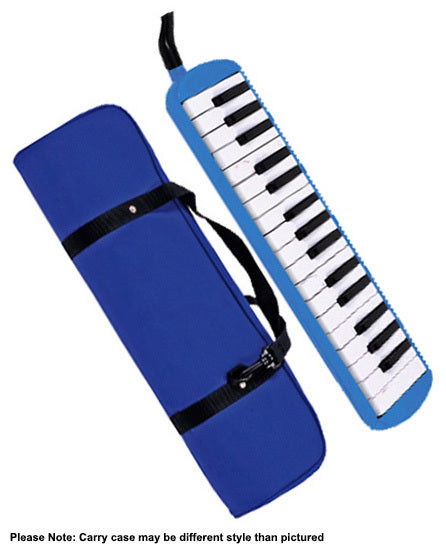 QM Musical 32-Key Melodica in Blue with Bag