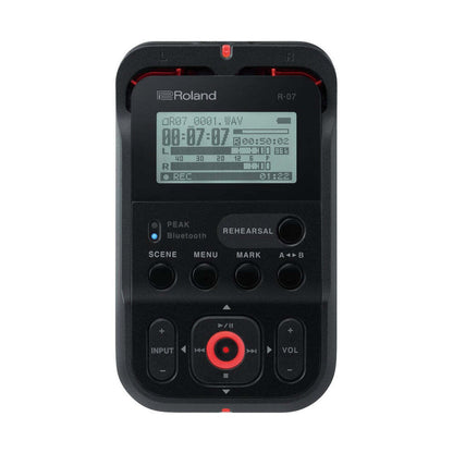 ROLAND R-07 (BK) Portable Audio Recorder - High-Resolution Sound, One-Touch Scene Memory, Hybrid Limiting, Ultra-Portable Design — view 7
