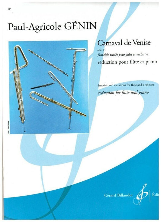 Carnival Of Venice Variations Op 14 Flute/Piano (Softcover Book)