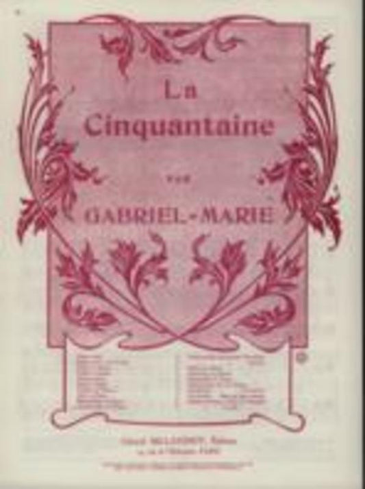 Gabriel-Marie - La Cinquantaine Cello/Piano (Softcover Book)