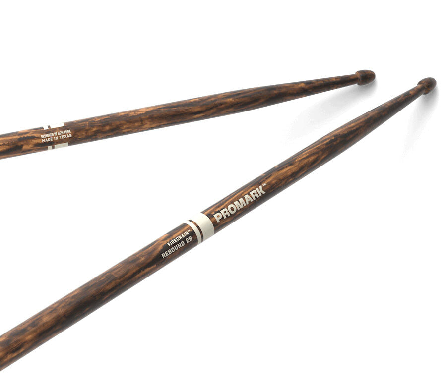 ProMark Rebound 2B FireGrain Hickory Drumstick Acorn Wood Tip PRO-R2BFG — view 4
