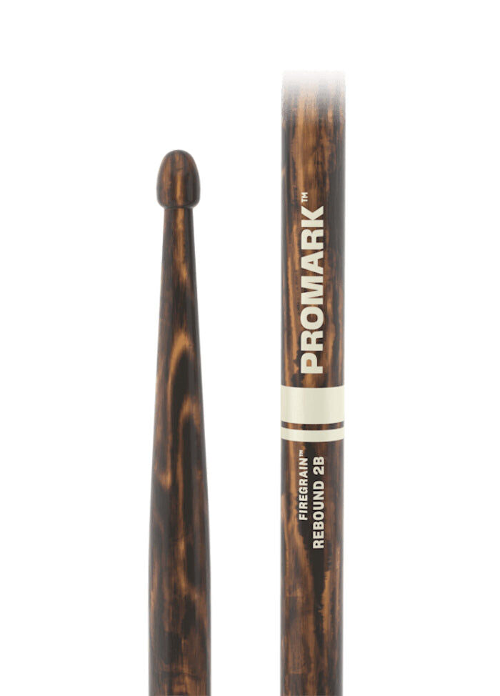 ProMark Rebound 2B FireGrain Hickory Drumstick Acorn Wood Tip PRO-R2BFG — view 5