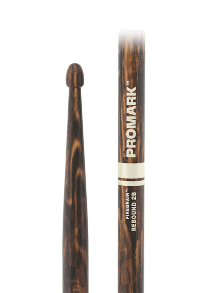 ProMark Rebound 2B FireGrain Hickory Drumstick Acorn Wood Tip PRO-R2BFG — view 5