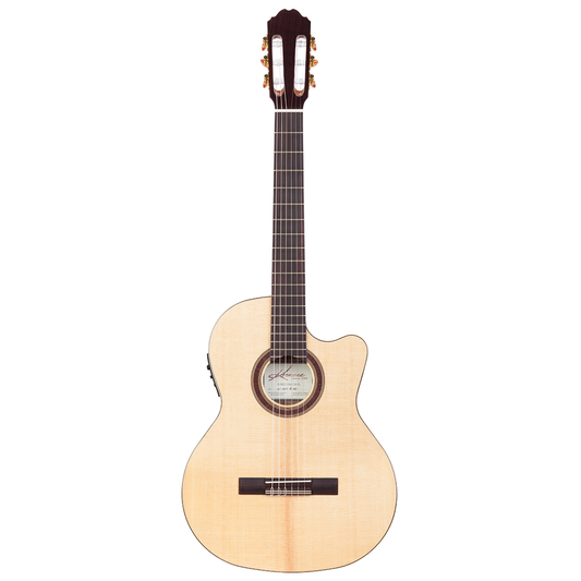 Kremona Rondo R65CWTL Thinline Classical Guitar with Fishman Pickup & Premium Case
