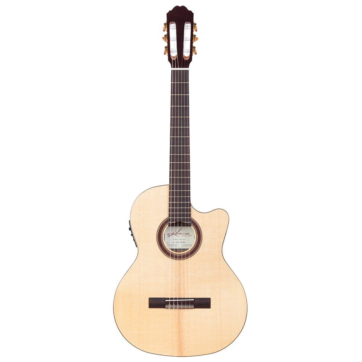 Kremona Rondo R65CW Classical Guitar Solid Spruce/Walnut with Case & Pickup