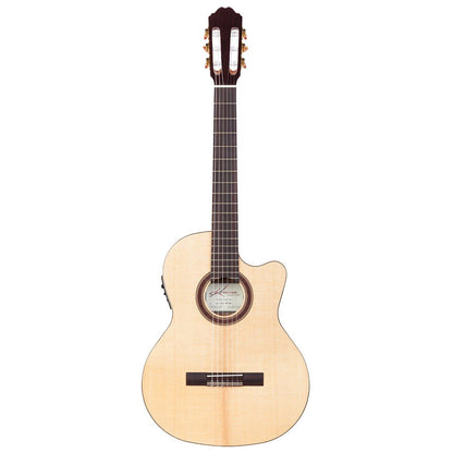 Kremona Rondo R65CW Classical Guitar Solid Spruce/Walnut with Case & Pickup