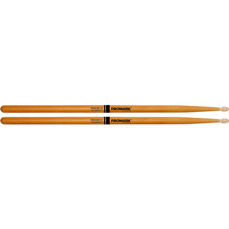 Promark Rebound 7A Activegrip Clear Wood Tip Drumsticks