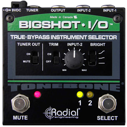 Radial BIGSHOT I/O - True Bypass Instrument Selector — view 3