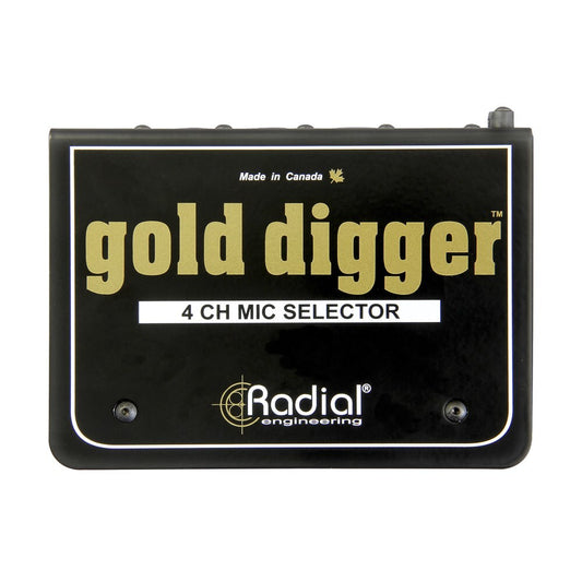Radial Gold Digger 4-Channel Mic Selector