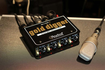 Radial Gold Digger 4-Channel Mic Selector — view 2