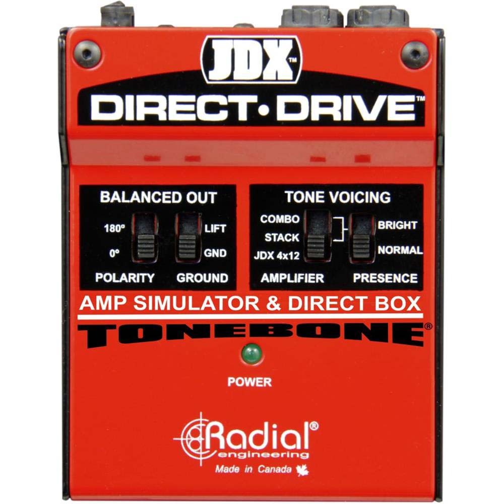 Radial JDX DIRECT-DRIVE - Guitar amp simulator with 3 amp settings and balanced DI out — view 3