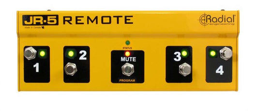 Remote footswitch controller for JX44 for channel select and muting
