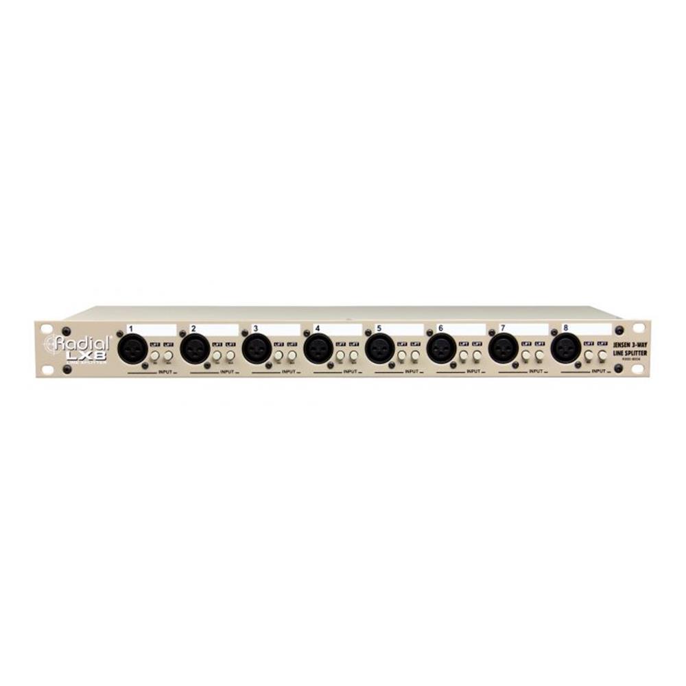 Radial LX8-J - 8 channel balanced line level splitter with Jensen transformers