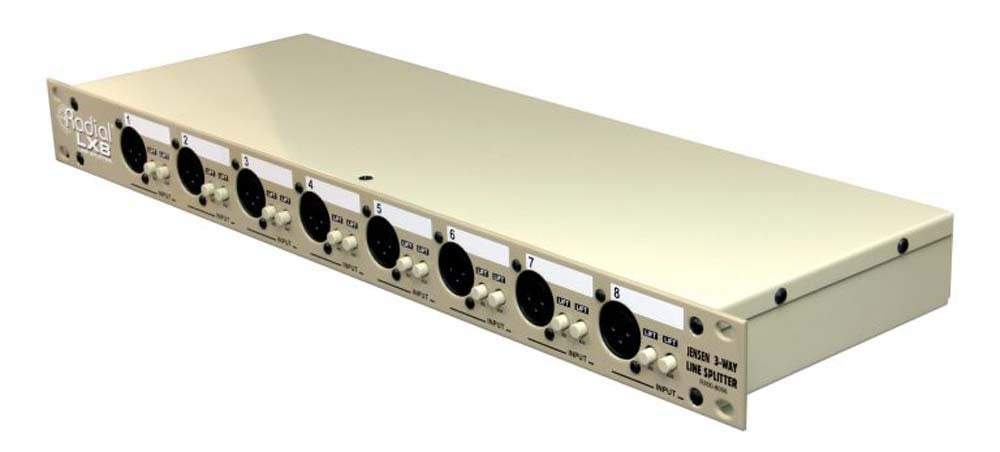 Radial LX8-J - 8 channel balanced line level splitter with Jensen transformers — view 2