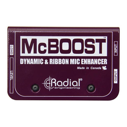 Radial McBoost Microphone Signal Intensifier