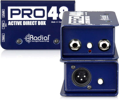 Radial PRO48 -  Active DI compact design 48V phantom powered — view 2