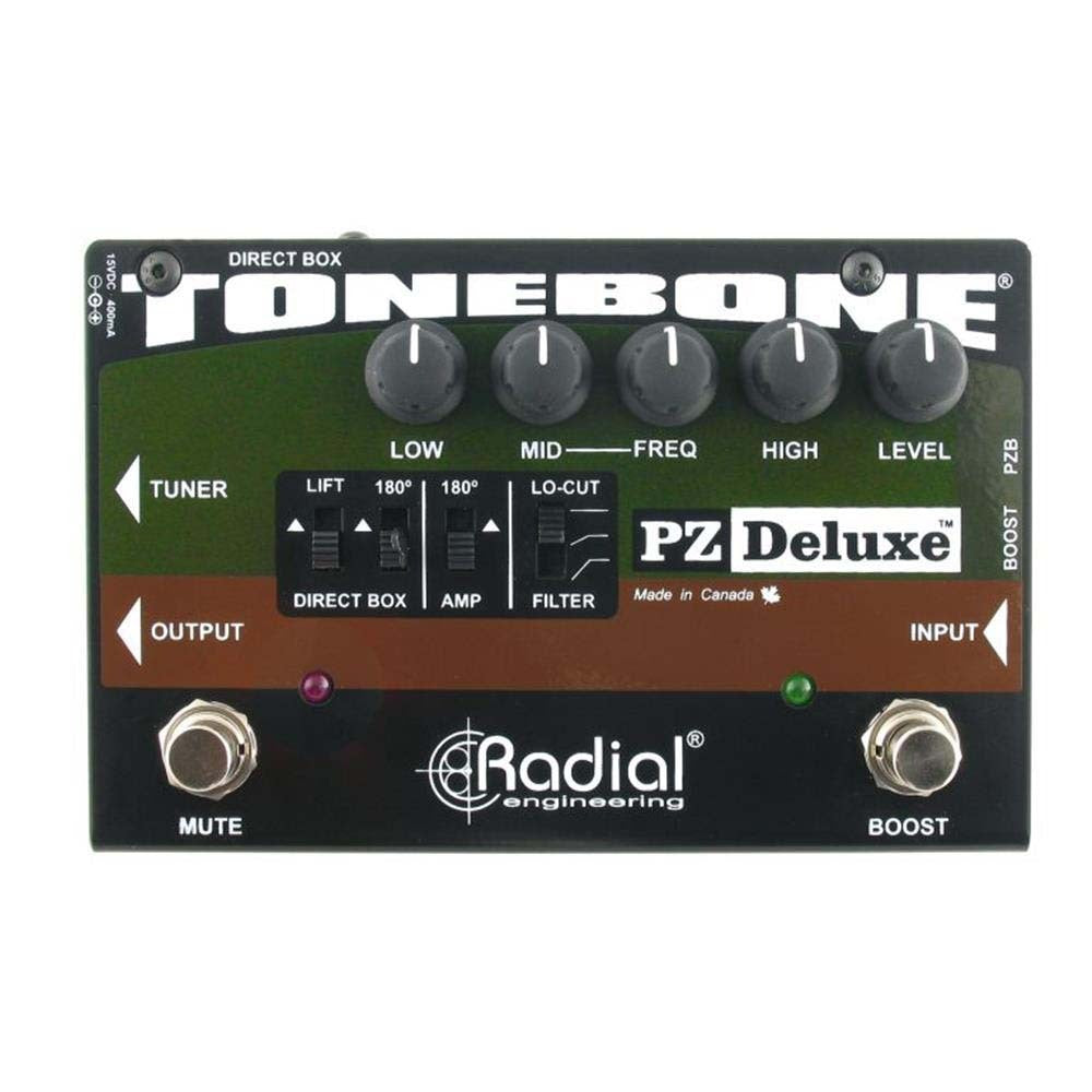 Radial PZ DELUXE - Acoustic Instrument preamp w/parametric EQ and built-in Radial DI — view 3