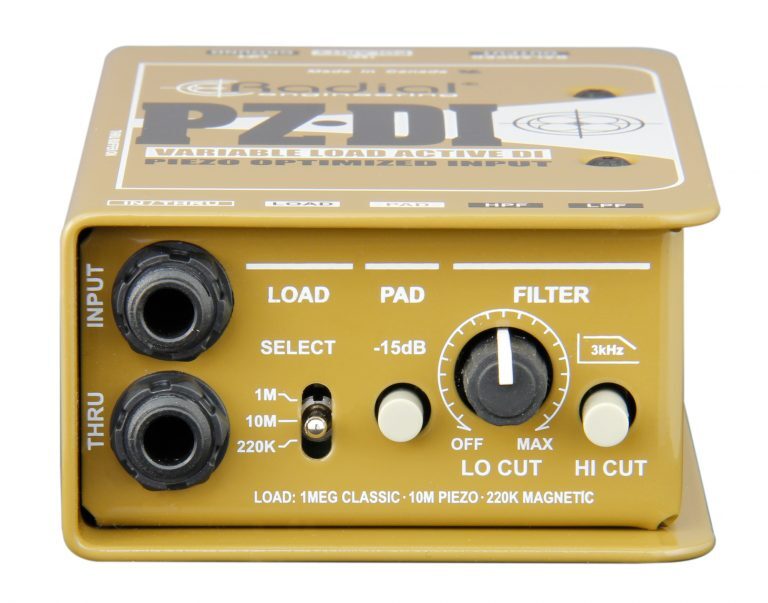 Active +48V Phantom Powered Piezo Pickup Optimized Direct Box — view 2