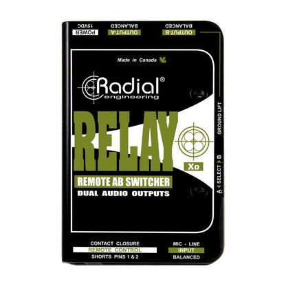 Radial RELAY XO - Balanced AB wireless signal router may be remotely controlled