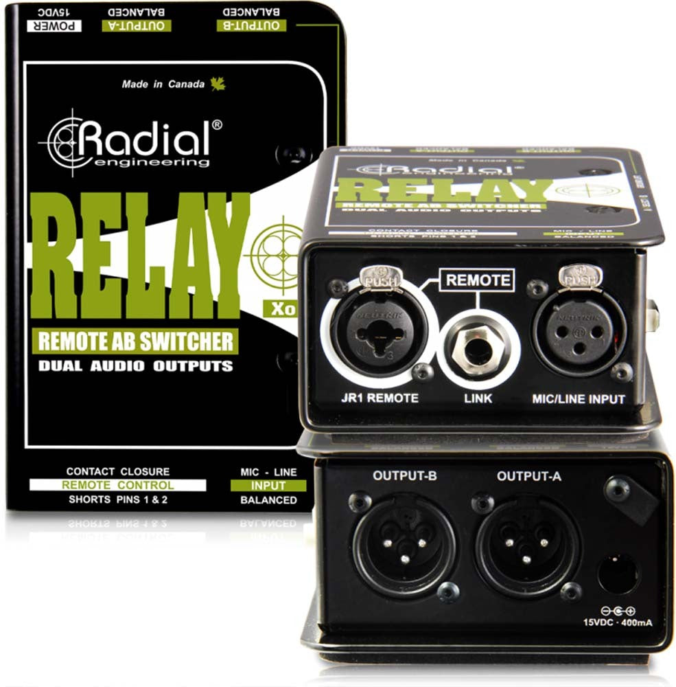 Radial RELAY XO - Balanced AB wireless signal router may be remotely controlled — view 2