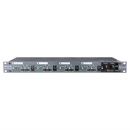 Radial SW4 - 4-ch balanced stereo AB input switcher with summed outputs and PFL