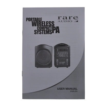 Rare Audio 40 Watt Portable Wireless PA System with DVD Player and Microphones — view 6