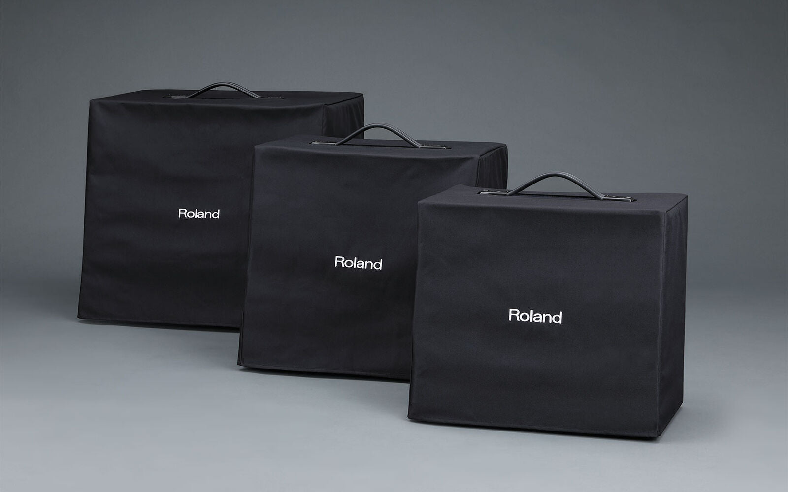 ROLAND RAC-KC400 Amp Cover for KC-400 & KC-350 - Durable Polyester, Black, Embroidered Logo, Perfect Fit Protection — view 3