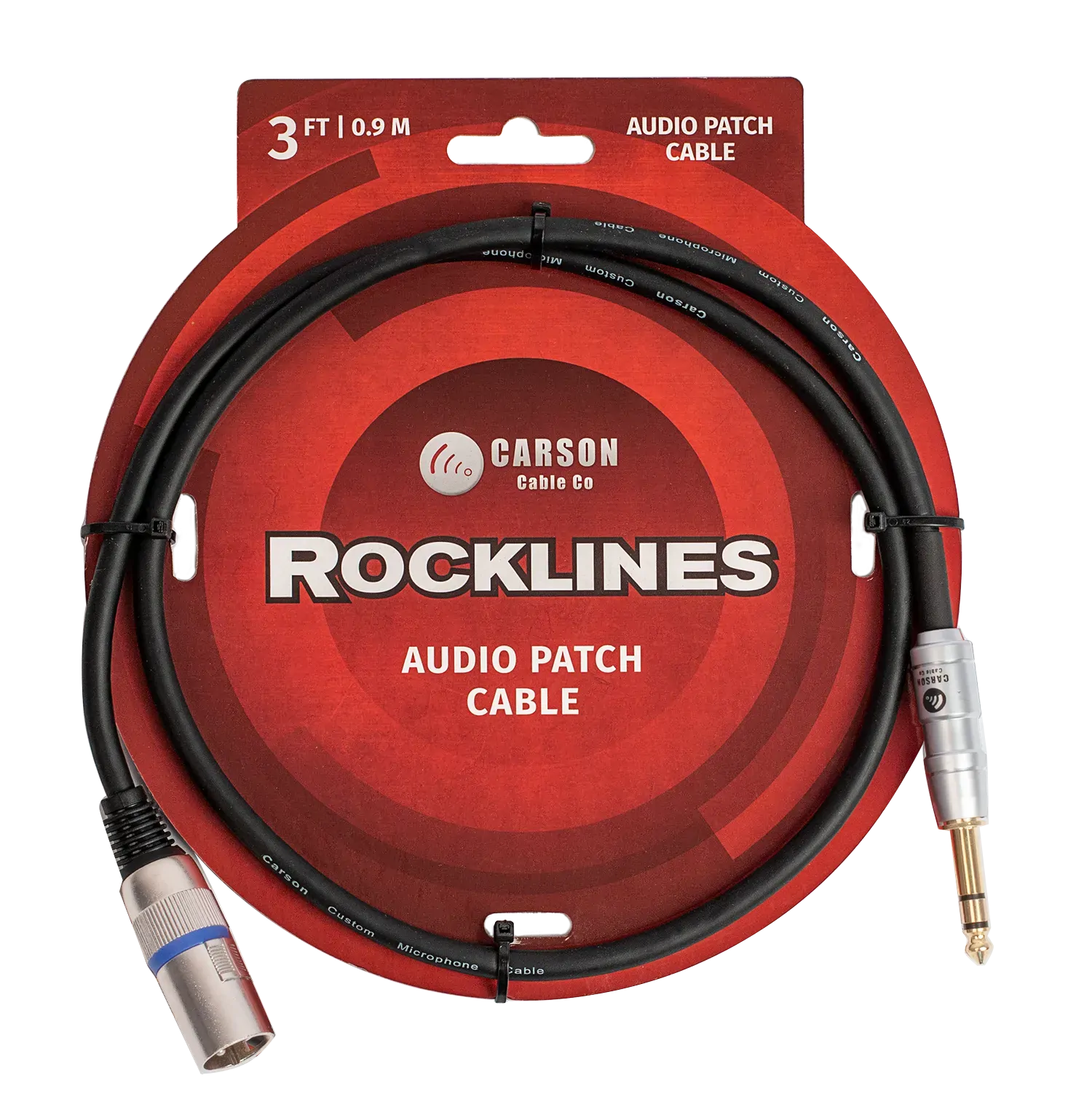 Carson Cable Co Carson Rocklines 3' Audio Cable