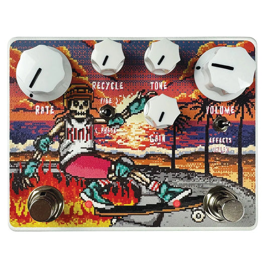 Kink Radical Fuzz/Phaser Electric Guitar Pedal