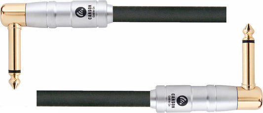 CARSON - Rocklines 3 Foot Patch Cable, 2 x Right Angle Jack Plugs  Lead