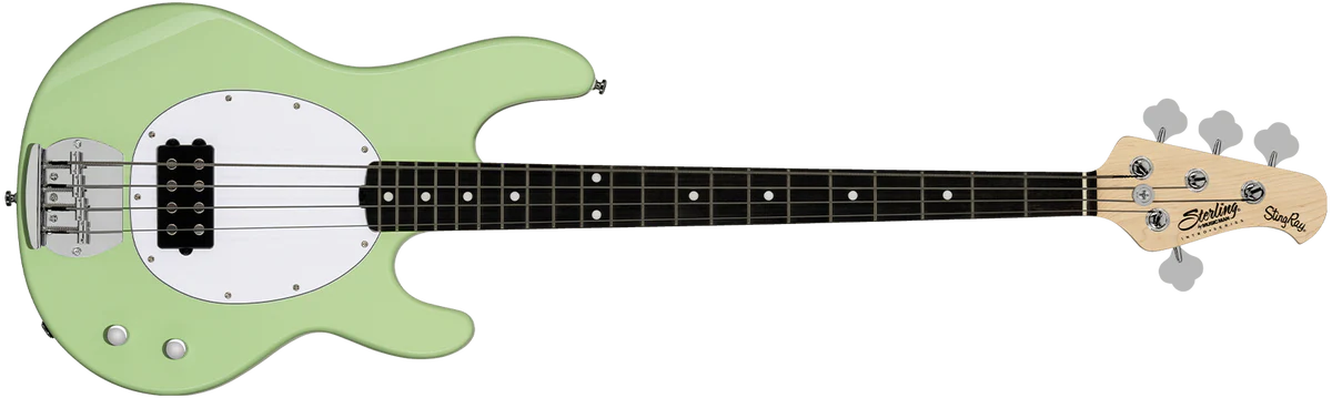 Sterling By Music Man Ray 2 4 String Electric Bass Guitar Misty Green