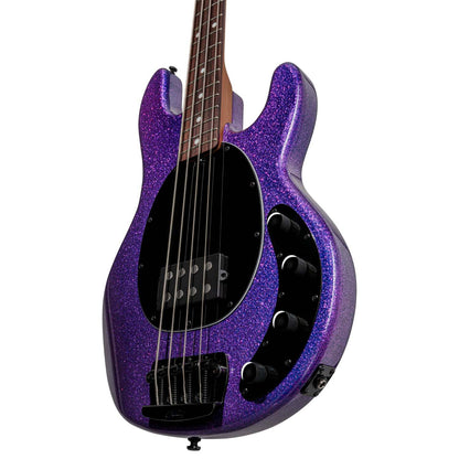 Sterling by Music Man SBMM StingRay RAY34 Sparkle, Purple Sparkle Bass — view 2