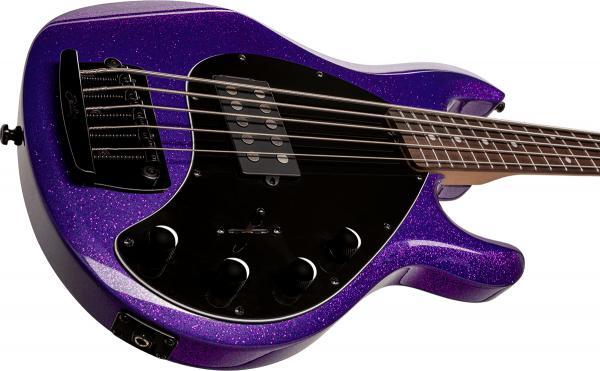 Sterling by Music Man SBMM StingRay RAY35 Sparkle, Purple Sparkle Bass — view 2