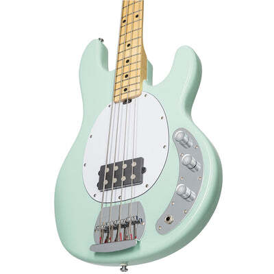 Sterling by Music Man S.U.B. StingRay RAY4, Mint Green Bass — view 2