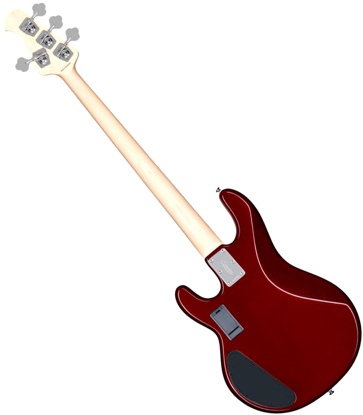 Sterling by Music Man S.U.B. StingRay HH RAY4HH, Candy Apple Red Bass — view 3