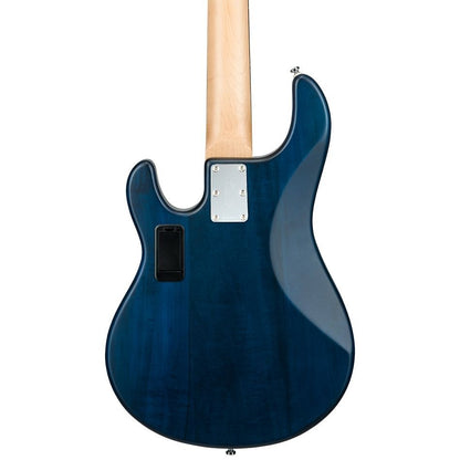 Sterling by Music Man S.U.B. StingRay 5 RAY5, Trans Blue Satin Bass — view 3