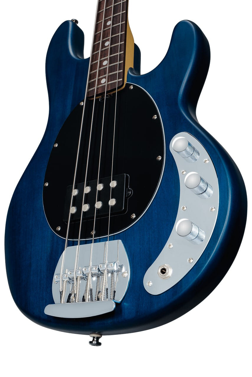 Sterling by Music Man S.U.B. StingRay 5 RAY5, Trans Blue Satin Bass — view 2