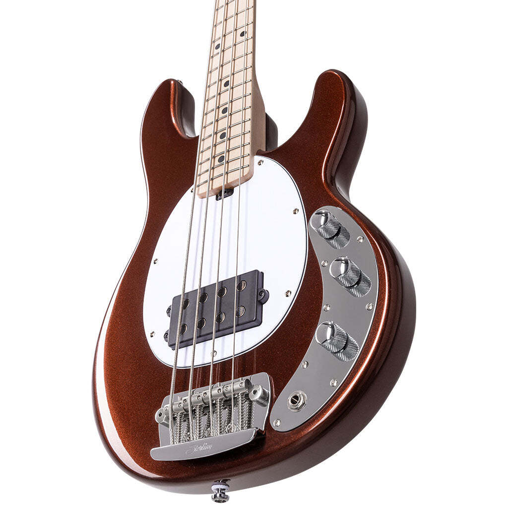 Sterling by Music Man SBMM StingRay Short Scale RAYSS4, Dropped Copper Bass — view 2
